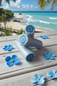 Cane fleur en pâte polymère isycrea bijoux saint malo